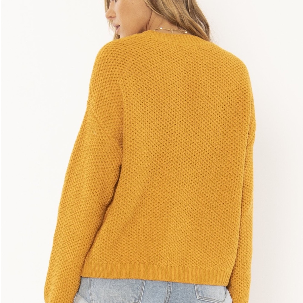 The Amalia Gold Sweater - Picture 2 of 2